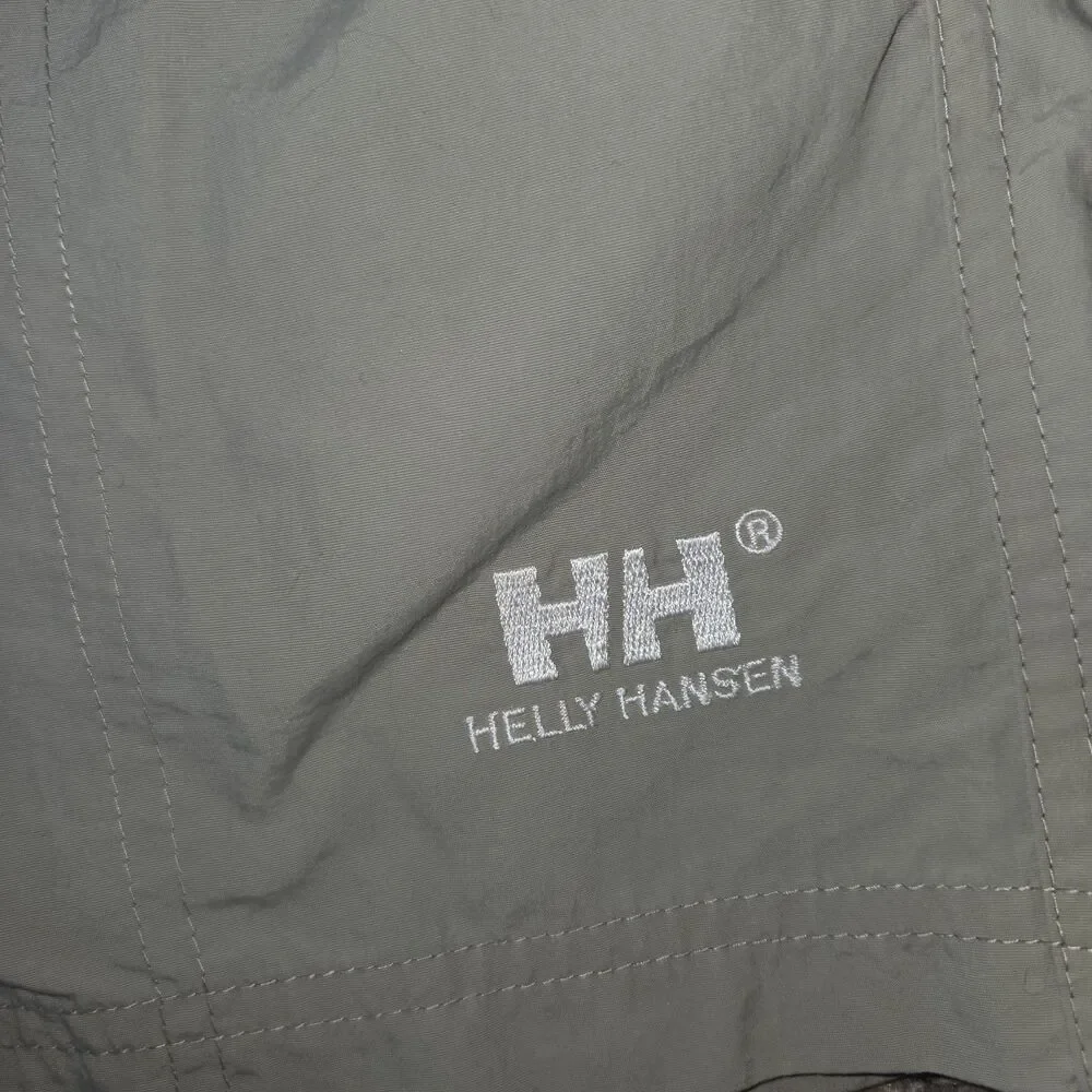 Helly Hansen Men’s Nylon Mesh-Lined Board / Swim Shorts Tan Beige Small EUC